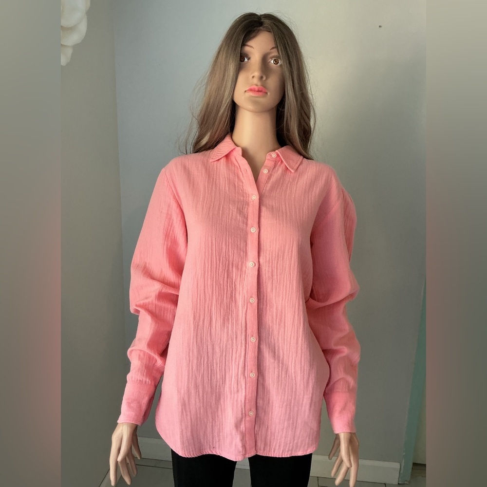 Boden Women's Coral Button-Down Shirt